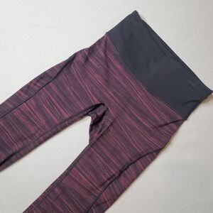 Lululemon Women's Size 4 Run The Day Crop Low Tide Blush Berry Black